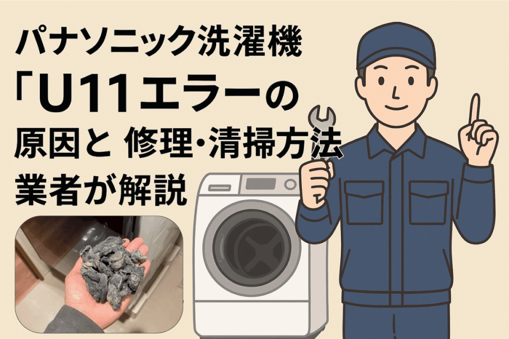 panasonic洗濯機U11エラーコード業者が解説